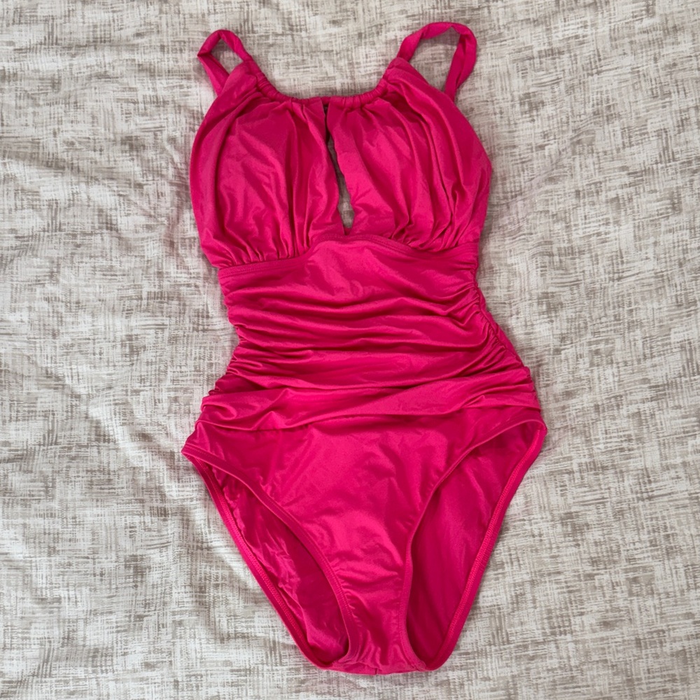 Pink One Piece Swimsuit